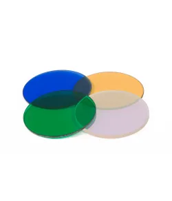 MAGUS LF4.2 krāsu filtru komplekts (zils, zaļš, dzeltens, matēts stikls)