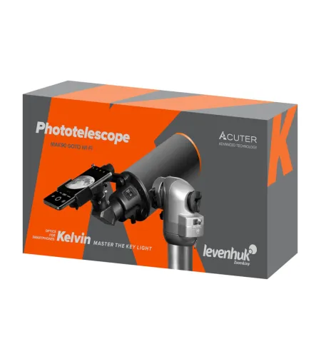 Levenhuk Kelvin MAK90 AZ GOTO Wi-Fi Fototeleskops