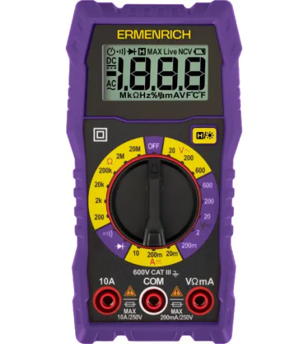 Ermenrich Zing TC07 digitālais multimetrs