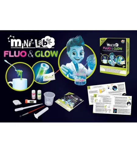 Buki Экспериментальный комплект, Fluo & Glow Mini Lab