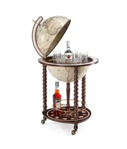 Balts globuss Zoffoli Explora Old White