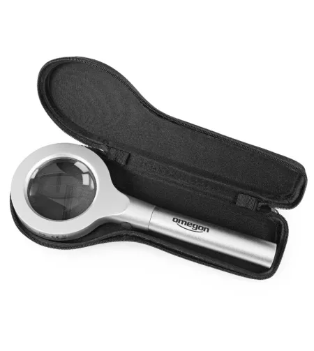 Omegon Magnifying glass 85mm LED illuminated magnifier