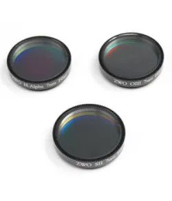 ZWO Filters 1.25" filter set: H-alpha, SII, OIII