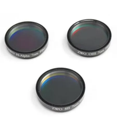 ZWO Filters 1.25" filter set: H-alpha, SII, OIII