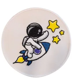 Embleem Fil Mécanique astronaut raketil