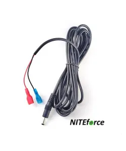 3m Akumulatora kabelis 6V/12V ārējam barošanas avotam NITEforce