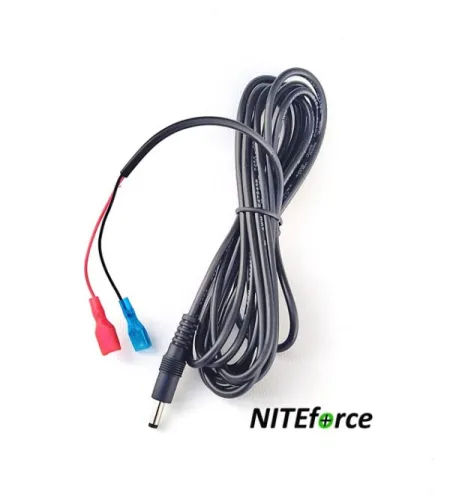 3m Battery cable for 6V/12V external power source NITEforce