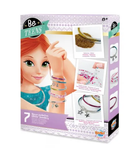 Набор Браслетов с блестками, Buki Crafts