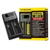 Nitecore Intellicharger i2 Jauns 2-slotu litija jonu NiMH universālais akumulatora lādētāj