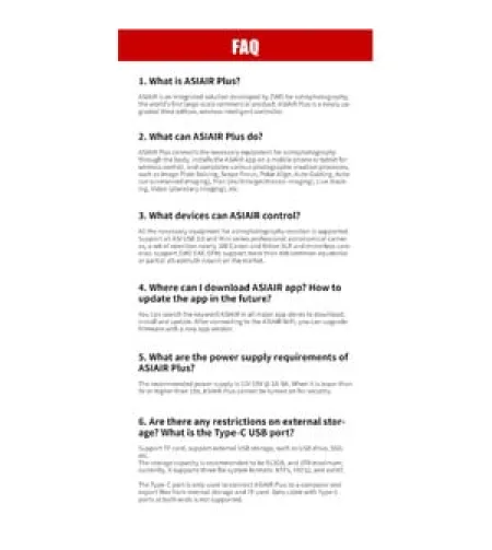 ZWO ASIAIR PLUS Astrofotograafia-arvuti