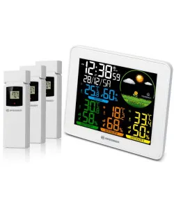 Цветная метеостанция BRESSER с 3 датчиками