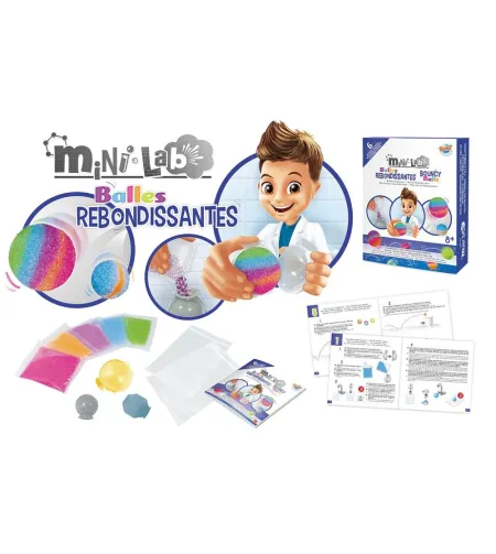 Mokslinis rinkinys BUKI mini LAB Šokinėjantys kamuoliukai