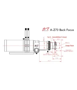 William Optics Apochromatic refractor AP 73/430 Super ZenithStar 73 Gold OTA