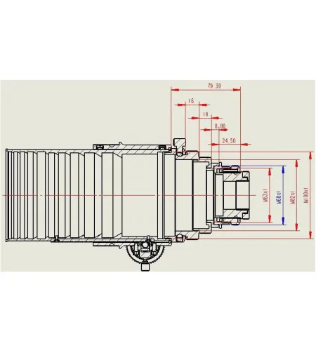 APM Apokromaatiline refraktor AP 152/1200 ED 3,7"-OAZ OTA