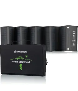 BRESSER Мобильное солнечное зарядное устройство 60 Вт с выходом USB и DC