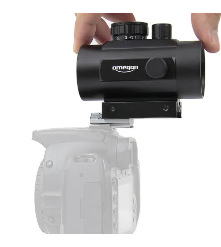Omegon Red Dot Finder DSLR zibspuldzes kurpiņai