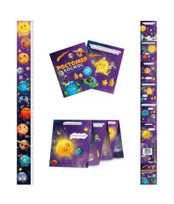 Children's height measuring ruler Kosmos 160 cm (RU)