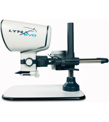 Lynx Stereo Microscope EVO with Column Stand and LED Ringlight