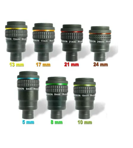 Baader Complete set of Hyperion eyepieces: 5 / 8 / 10 / 13 / 17 / 21 / 24mm