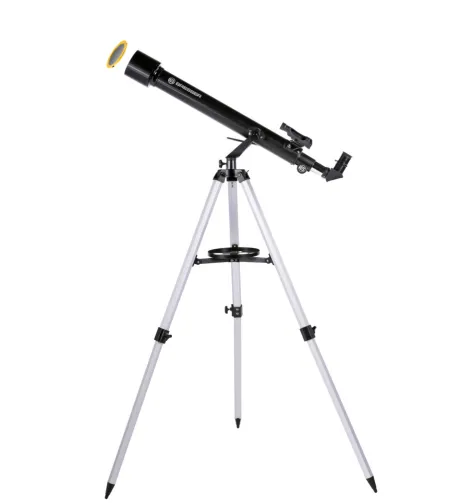 BRESSER Arcturus 60/700 AZ - Refractor telescope with smartphone adapter & solar-filter
