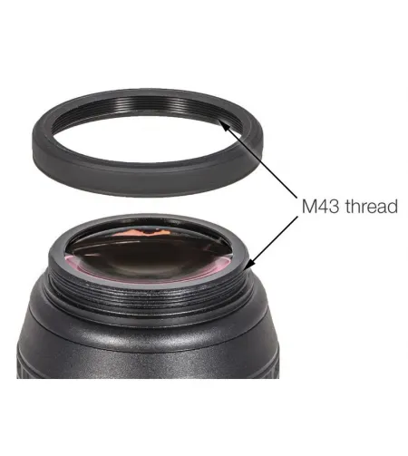 Baader eyecup with M43 thread