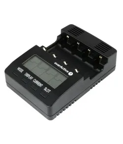 everActive NC-3000 četrvietīgs Ni-MH akumulatoru lādētājs