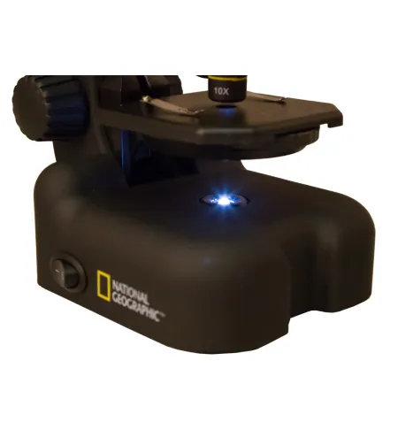 Mikroskops National Geographic 40x -640x ar eksperimenta komplektu un viedtālruņa adapteri