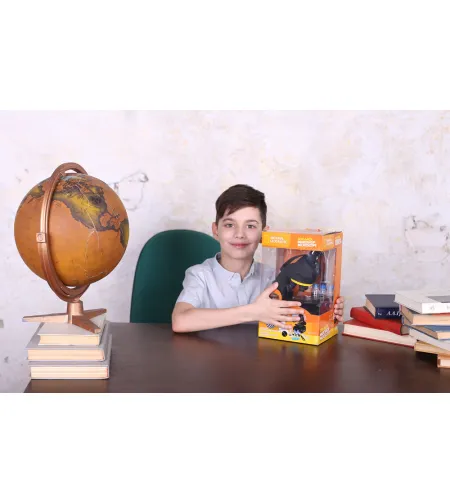 Mikroskops National Geographic 40x -640x ar eksperimenta komplektu un viedtālruņa adapteri