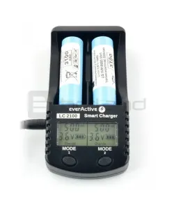 everActive LC-2100 divvietīgs Li-Ion lādētājs
