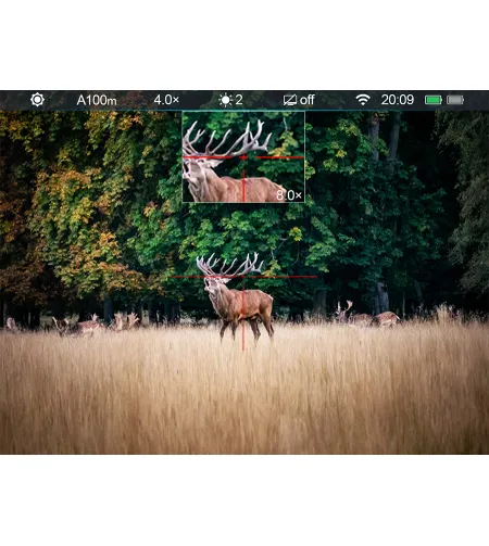 Digitālais nakts redzamības tēmeklis INFIRAY Tube TD50L