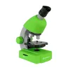 Микроскоп Bresser Junior 40x-640x, зеленый с экспериментальным комплектом, с адаптером для