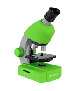 Microscope, Bresser Junior 40x-640x , Green with experiment kit, with phone adaptor