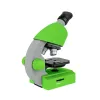 Микроскоп Bresser Junior 40x-640x, зеленый с экспериментальным комплектом, с адаптером для