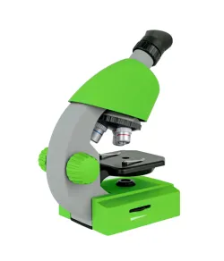 Microscope, Bresser Junior 40x-640x , Green with experiment kit, with phone adaptor