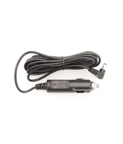 Omegon 12V 3A car battery cable (3m) for car cigarette lighter socket