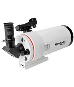 Teleskopas Bresser Messier Maksutov 100/1400 EQ3 su išmaniojo telefono adapteriu ir saulės