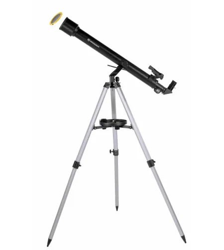 Teleskops Telescope BRESSER Stellar 60/800 AZ ar viedtālruņa adapteri un saules filtru