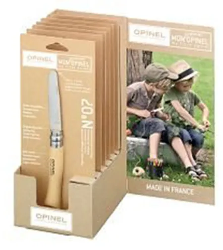 KNIFE OPINEL BLISTER ROUND ENDED NR 7