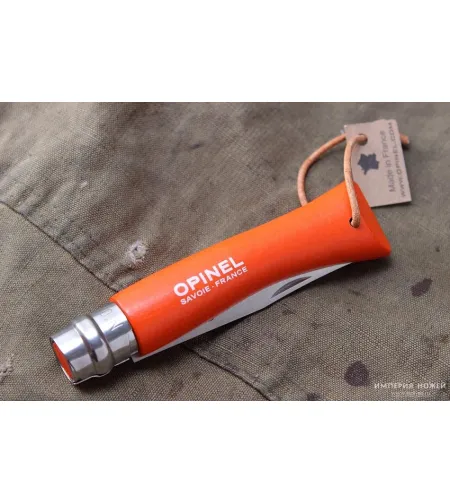 НОЖ OPINEL №7 TREKKING ОРАНЖЕВЫЙ