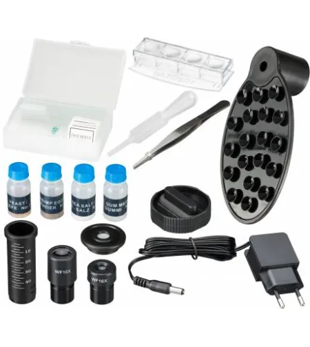 Microscope NATIONAL GEOGRAPHIC 40X-1280X with experimental kit and smartphone adapter
