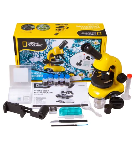 Микроскоп набор National Geographic Biolux Student 40x-800x