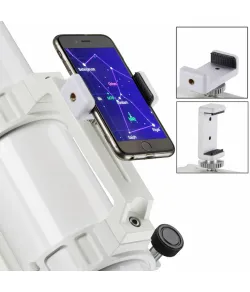 Teleskopas Bresser Messier MC-152/1900 HEXAFOC EXOS-2 su saulės filtru ir išmaniojo telefo