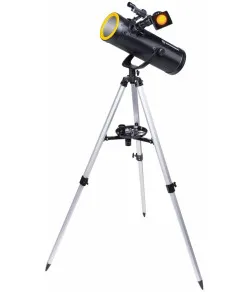 Teleskopas Bresser Solarix  114/500 su išmaniųjų telefonų adapteriu ir saulės filru