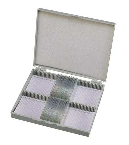 Valmistatud slaidid 50 tk. Kast BRESSER