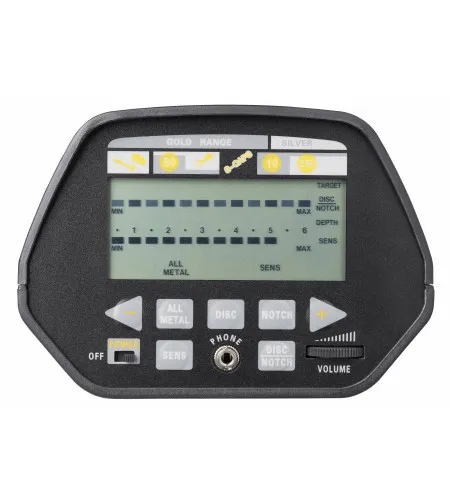 Metal detector with metal type detection and depth indicator, till 20 cm deep NATIONAL GEO