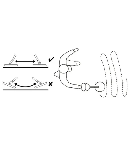 Metal detector with metal type detection and depth indicator, till 20 cm deep NATIONAL GEO