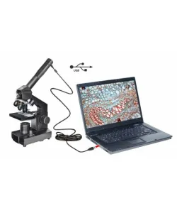 Mikroskopas NATIONAL GEOGRAPHIC 40x-1024x USB su dėklu ir USB okuliaru