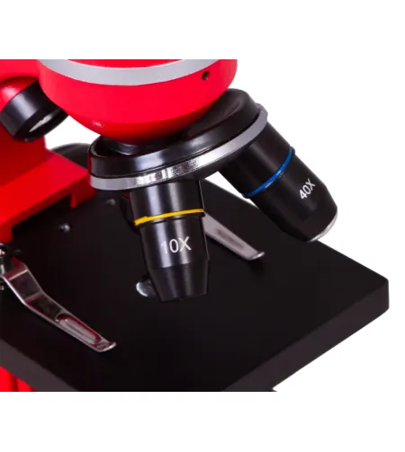 Микроскоп Bresser Junior Biolux SEL 40–1600x, красный