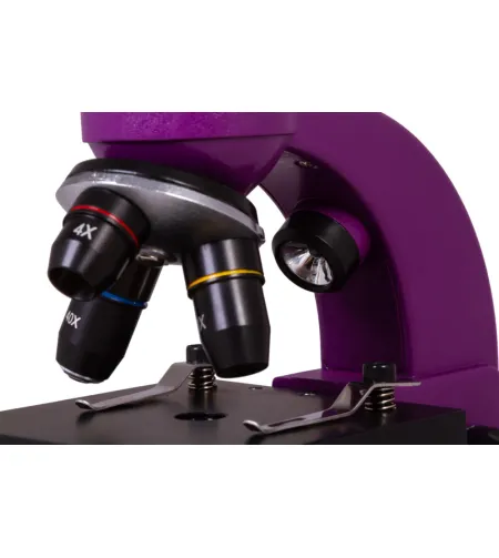 Microscope Bresser Junior Biolux SEL 40–1600x, purple
