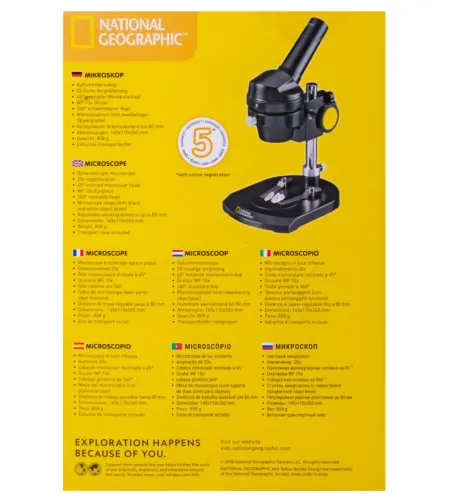 Microscope Bresser National Geographic 20x, monocular